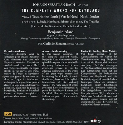 BENJAMIN ALARD - BACH: TOWARDS THE NORTH - COMPLETE WORKS (4 CD) NEW CD