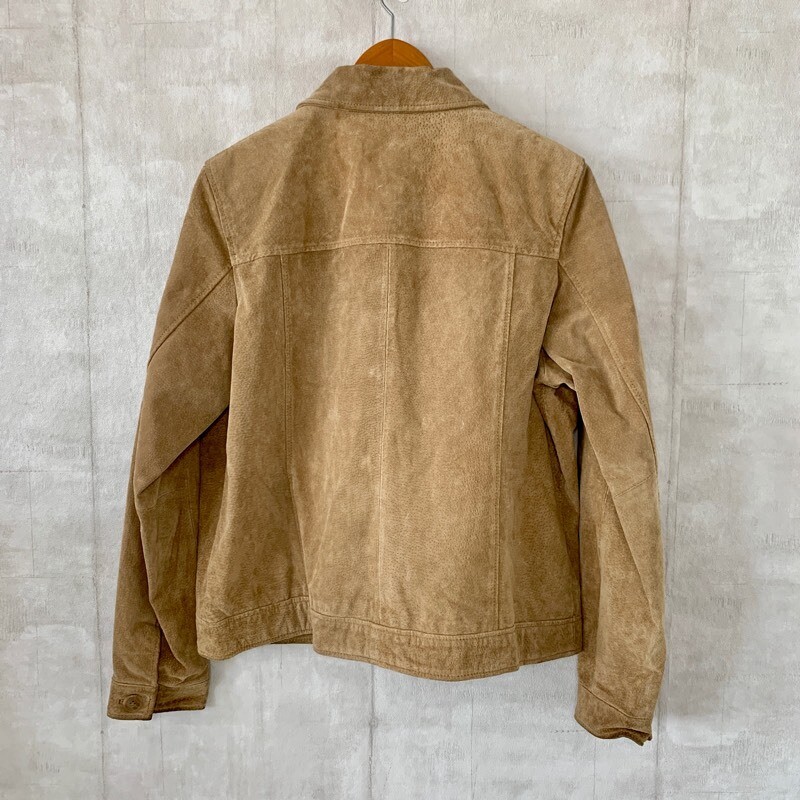 Relativity Leather Jacket Khaki Lined Collared Po… - image 3