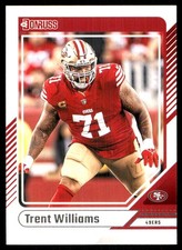 Trent Williams 2024 Donruss #277 49ers NFL READ FREE SHIPPING AutographDen