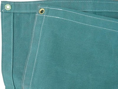 6 Ft. x 10 Green 10 Oz. Canvas Tarp 6'x10',