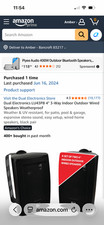 Dual LU43PB 3-Way Weatherproof Indoor/Outdoor Speakers Pair Black