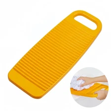 Wash Board Non Slip Laundry Washing Board Household Manual Scrubbing Yellow