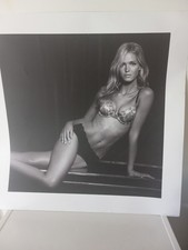 Rare Victorias Secret store display Cardboard Poster Art Erin Heatherton 34x34 