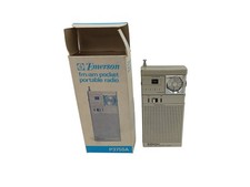Emerson FM AM Portable Radio P3755A Works