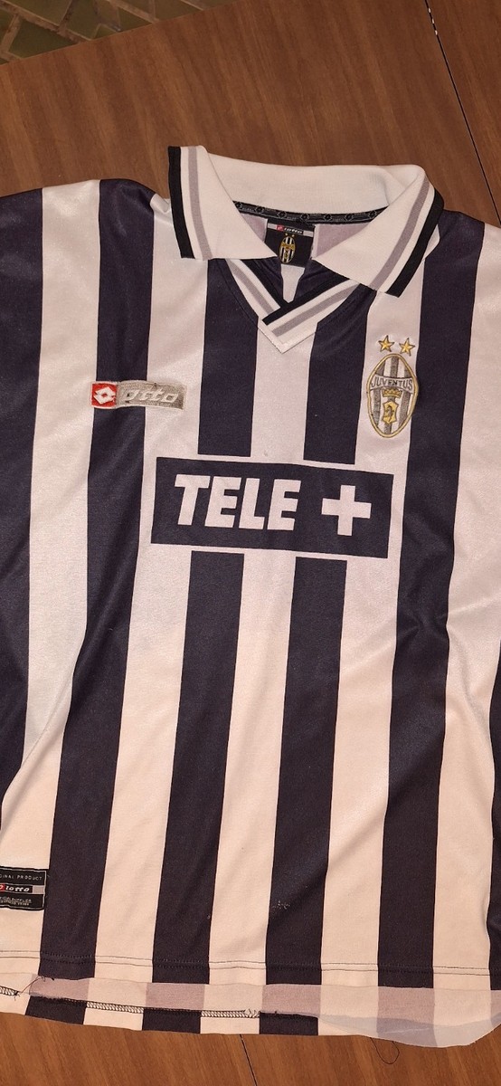 🇮🇹 Vintage Juventus Lotto Home Jersey 1998/99 ⚫⚪ TELE+ Sponsor 🇮🇹 Vintage Juventus Lotto Home Jersey 1998/99 ⚫⚪ TELE+ Sponsor