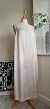 H&M cream satin slip maxi dress 12