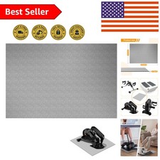 Durable Non-Slip Workout Mat for Elliptical Pedal Exercisers  23.6" x 19.7"