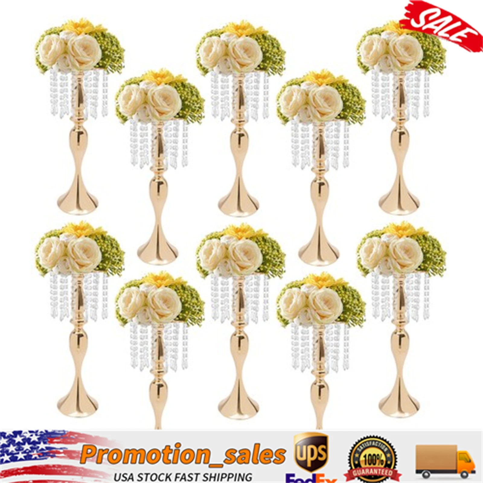 10* Flower Vase Flower Holders Stand Centerpieces for Wedding Dining Table Decor