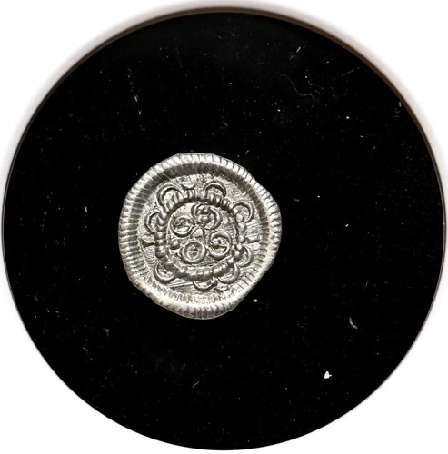 MEDIEVAL HUNGARY. Bela II, 1131-1141. Silver Denar, Cross, NGC AU55