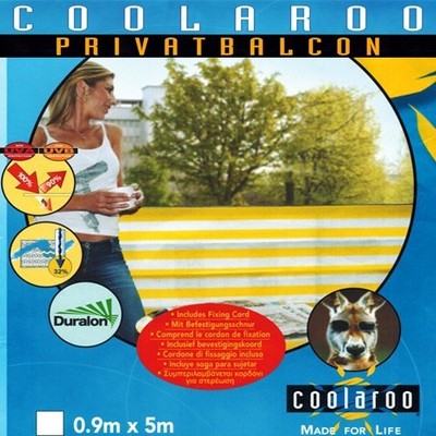 Balkon Sichtschutz Coolaroo 0,9 x 5m Balkonverkleidung Balkonumspannung  