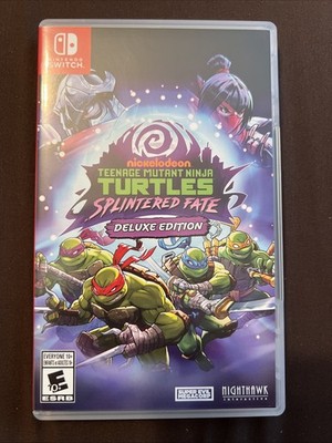 Nickeloden Teenage Mutant Ninja Turtles Splintered Fate Deluxe Edition Nintendo
