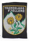 Trondelag Mountains Norway Norge Old Woven Travel Souvenir Patch Heritage