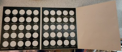Fifty States Quarter Collection 1999-2008 in State Book Holder