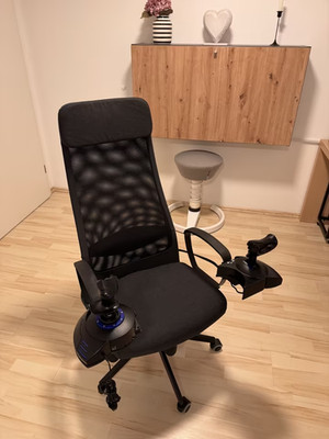Thrustmaster T.Flight Hotas 4-Joystick PC und Playstation mit 240 cm Kabel-Umbau