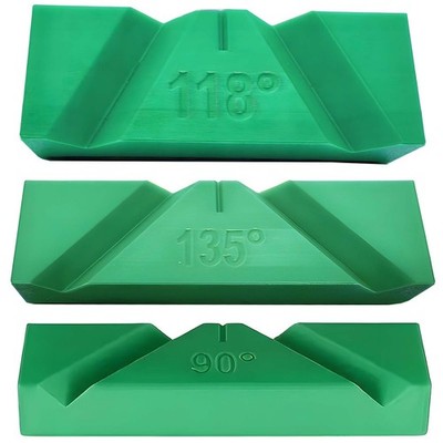 3 Sets Drill Bit Sharpener Guide Jig, 3D Printed Tool for Bench Medium, Green 