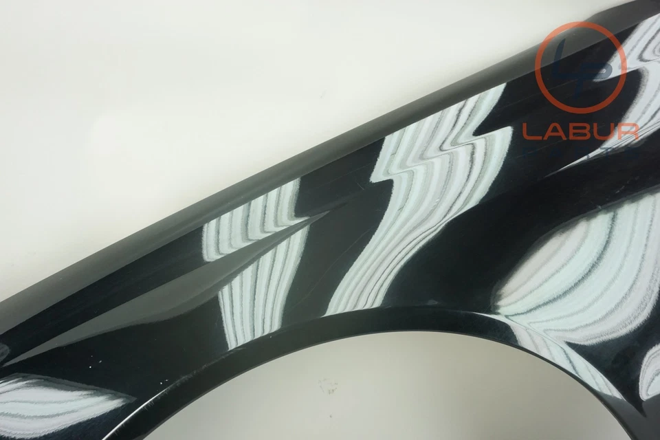 Painel de para-lama W209 03-09 Mercedes CLK Class dianteiro esquerdo do lado do motorista preto Z7027 - Imagem 3 de 4