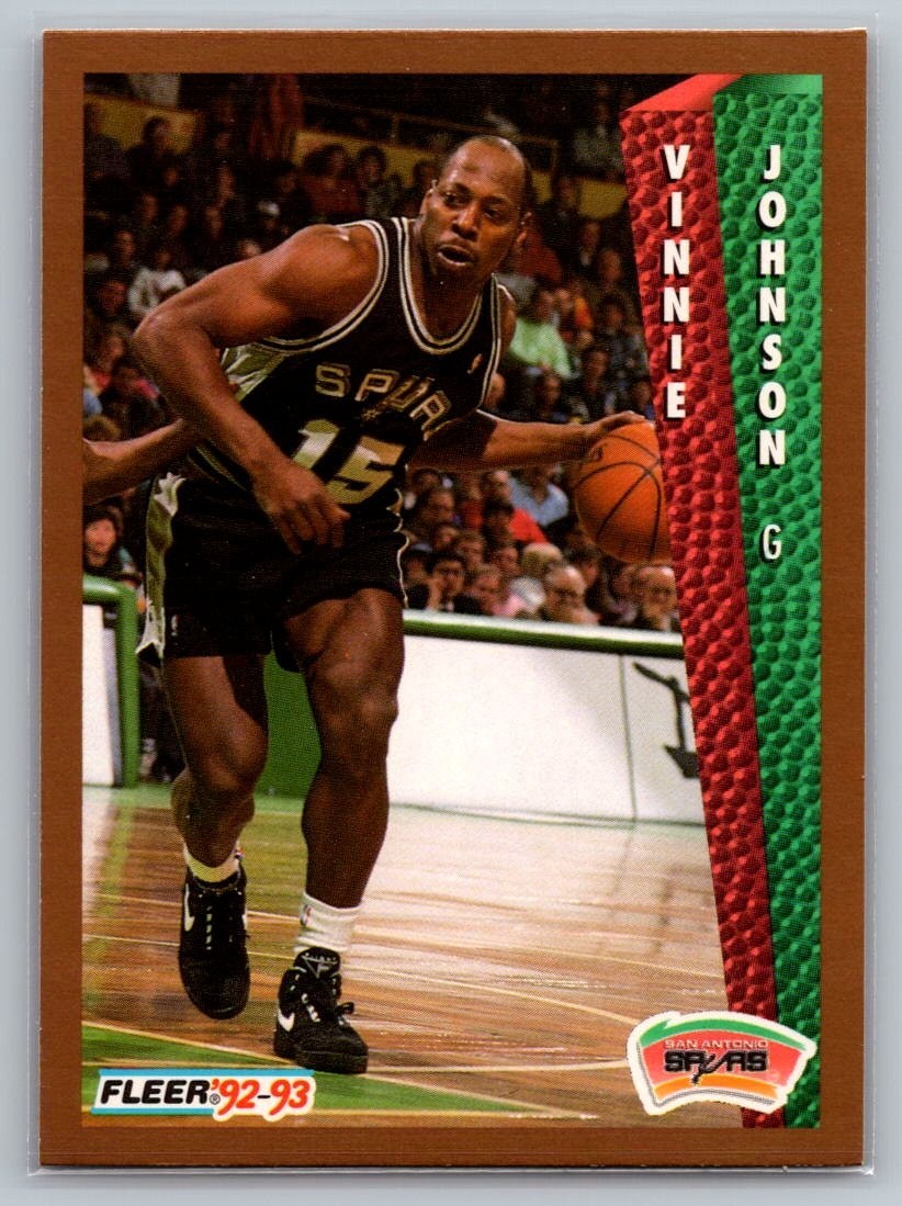 1992-93 Fleer - Vinnie Johnson #206