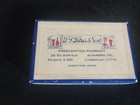 Vintage Prescription Pill Box For 1948. Year And Prescription Inside Box — photo 1