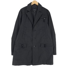 Cappotto Vintage Energie Uomo In Cotone Nero ZF6 Taglia M