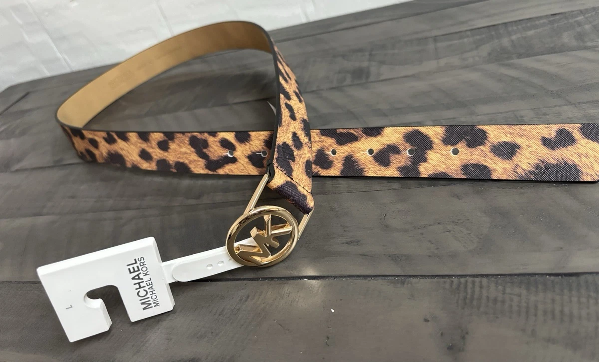 Michael Michael Kors Animal Print Studded Leather Belt Size Large  NWT Belt Bag By Michael By Michael Kors, Size: Small main image 4