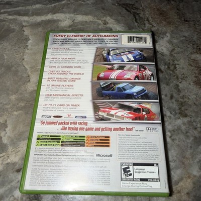 ToCA Race Driver 3 (Microsoft Xbox, 2006)