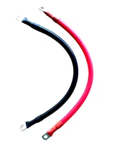 5 Gauge AWG Copper Battery Cables  (1  Pair)  Marine, Car, Truck, RV, Solar, etc