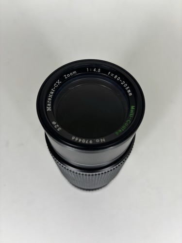 Marexar-CX 80-205mm f4.5 Zoom Lens Multi coated No. 970466