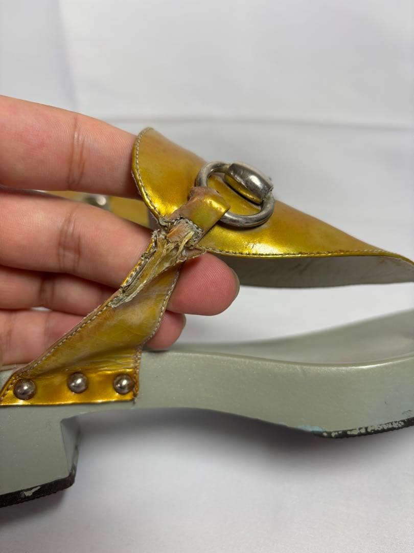 Gucci Horsebit Thong Sandals Leather Size 35 US About5 For Women thumbnail 16