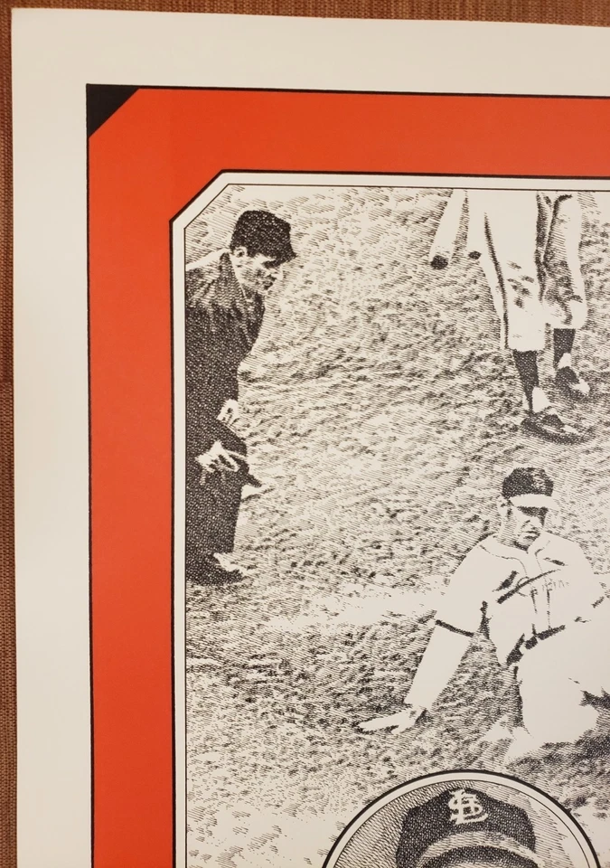 Enos Slaughter Auto St. Louis Cardinals Vintage Baseball 11x15.5 Photo JSA HOF - Image 2 of 4