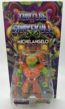 Mattel Turtles of Grayskull MICHELANGELO Action Figure MOTU x TMNT