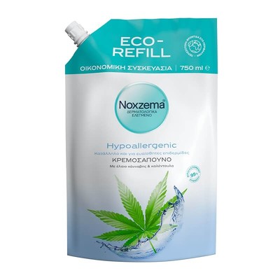 NOXZEMA Flüssigcremeseife Hypoallergen Hanf Nachfüller 750 ml
