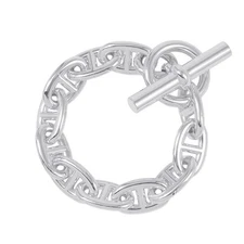 HERMES Chaine d'Ancre Bracelet 11 frames Size TGM SV925
