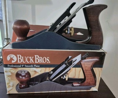 BUCK BROS 9'' Smooth Wood Plane USA in Original Box
