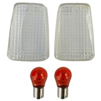 Motorrad Blinkerglas Weiss FüR Honda CB 1100 650 750 900 CBX 500 CX GL 650 1100