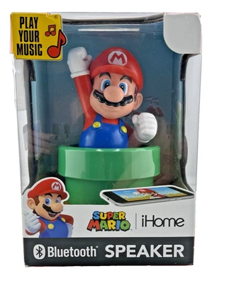 NINTENDO Super Mario Bros Bluetooth Mini Speaker Rechargeable Wireless 4 iPhone/Samsung