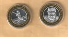 Babe Ruth Collectors Series $10 New York Casino Token  .999 Fine Silver 2 Tokens