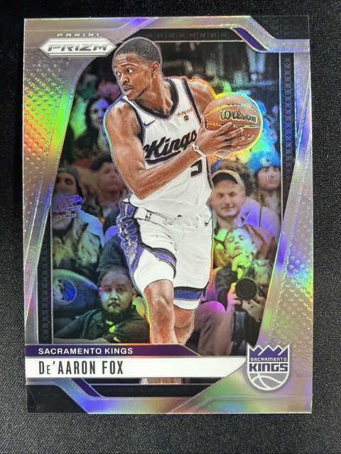 2024-25 Panini Prizm De'Aaron Fox Silver Prizm #58 Sacramento Kings