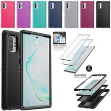 For Samsung Galaxy Note10/Note10 Plus Case Protect Hybrid Cover / Tempered Glass