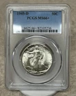 1945-D Walking Liberty Half Dollar - MS66+ - PCGS - Very Nice Luster