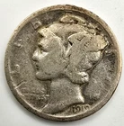 1919 S Mercury Dime G/VG You Grade it! 90% Silver Type Coin Free Ship!