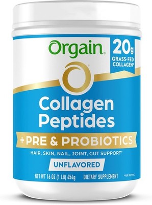 Hydrolysierte Kollagenpeptide Pulver mit Probiotika & Präbiotika für Frauen