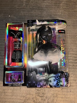 NEW Rainbow High Shadow High Shanelle Onyx Grayscale Fashion Doll