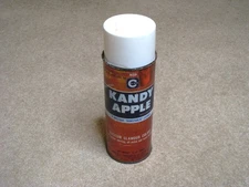 Vintage Cal Custom Kandy Apple RED Lacquer Spray Paint Paper Label Can EMPTY