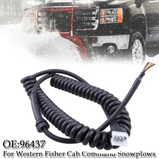 6 PIN STRAIGHT BLADE HANDHELD CONTROLLER CORD 96437 FOR WESTERN FISHER SNOW PLOW