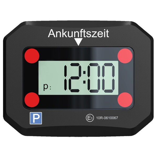 Digitale Elektronische Parkscheibe Parkuhr Autmoatisch Stvo Kba Zulassung-image