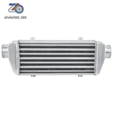 2.2" 18.5"x6.6"x2.7" Universal Aluminum Turbo Front Mount Intercooler Tube & Fin