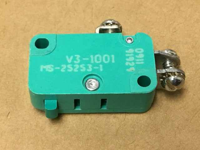 1 Pc Microswitch Ms 1 Switch Spdt 10a 3 n Thru Hole V3 1001 Mfg Certs Ebay