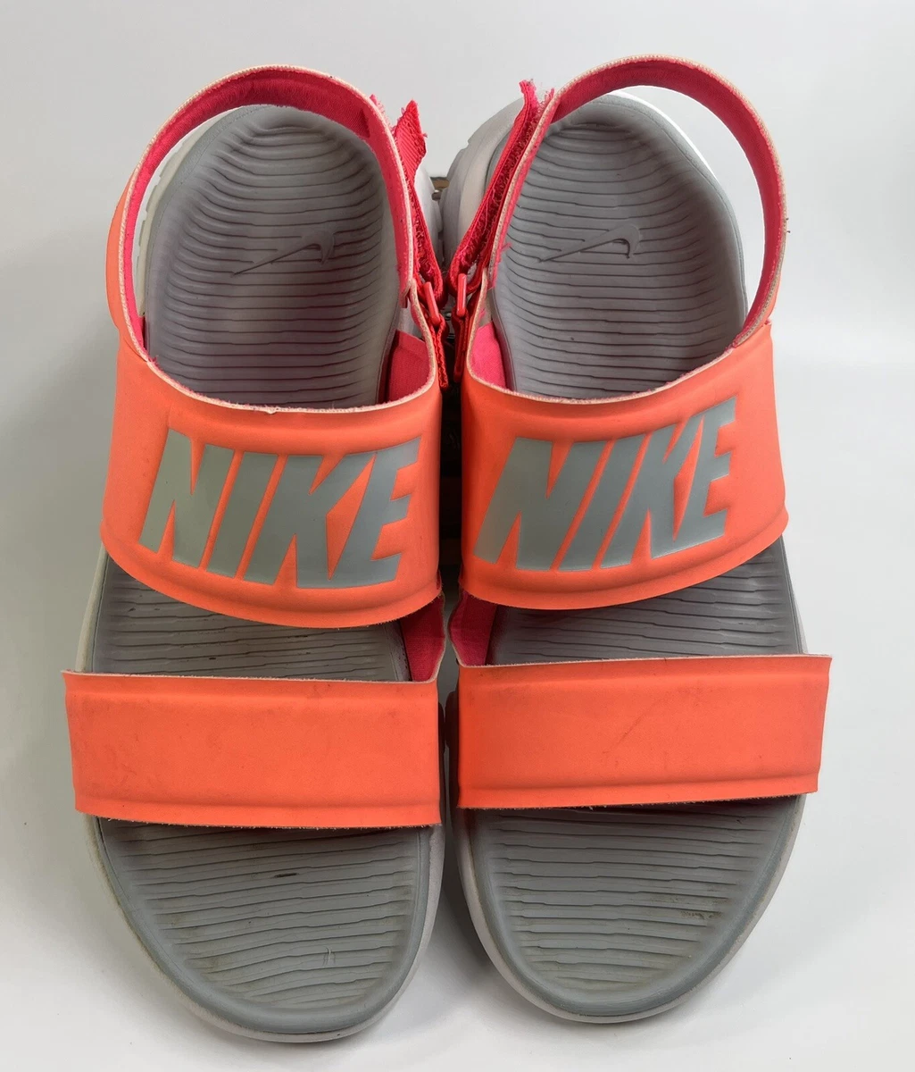 Nike tanjun sandals orange sale