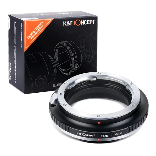 K&F Concept EOS-GFX Lens Adapter Ring for Canon EOS EF Lens to Fuji GFX Cameras