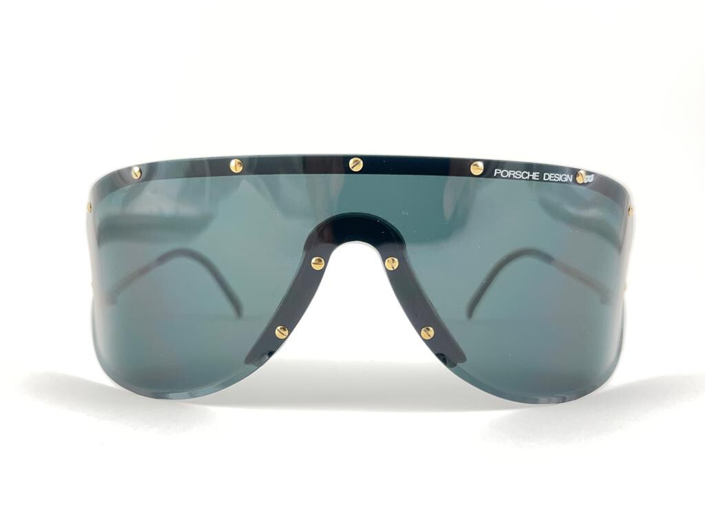 ポルシェデザイン カレラ ヴィンテージ サングラス5640 90 110 VINTAGE PORSCHE DESIGN 5640 90 DARK GREY MONO LENS SUNGLASSES